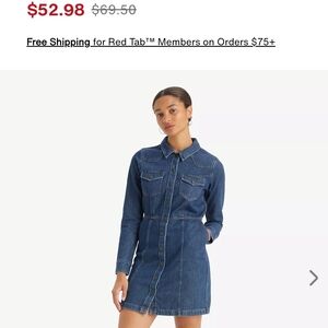 Denim Long Sleeve Dress